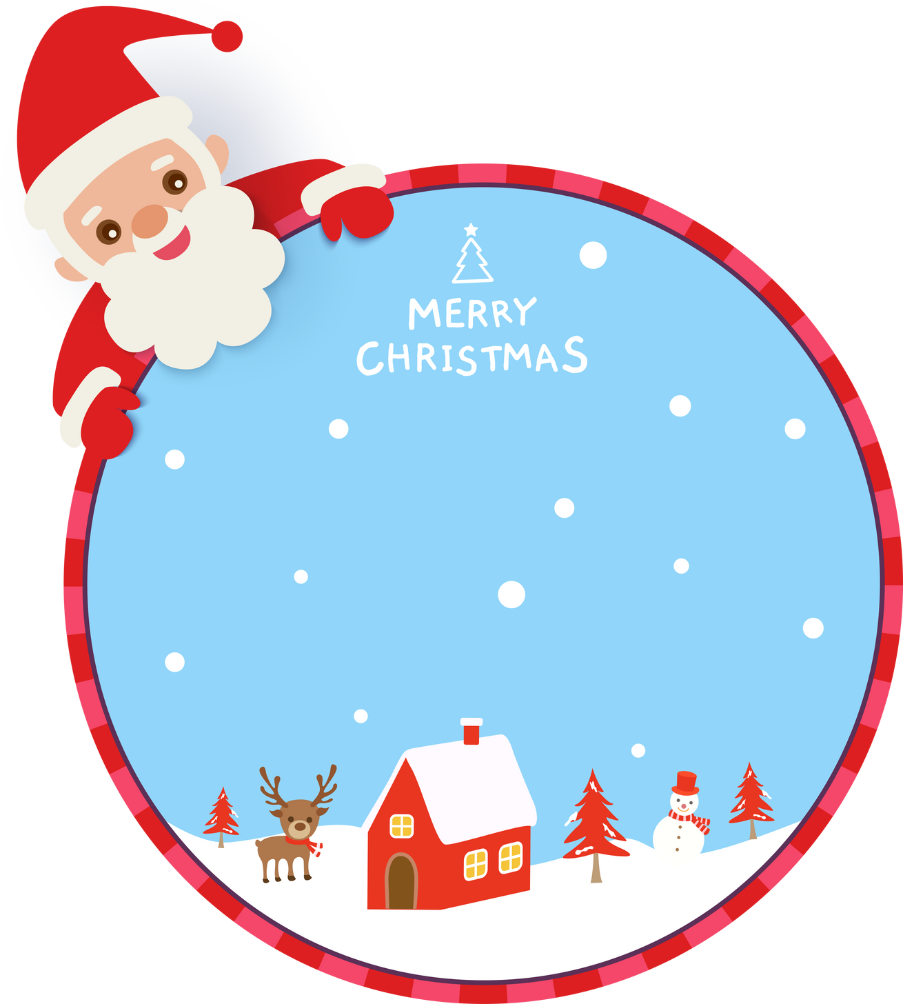 Santa Tag Card