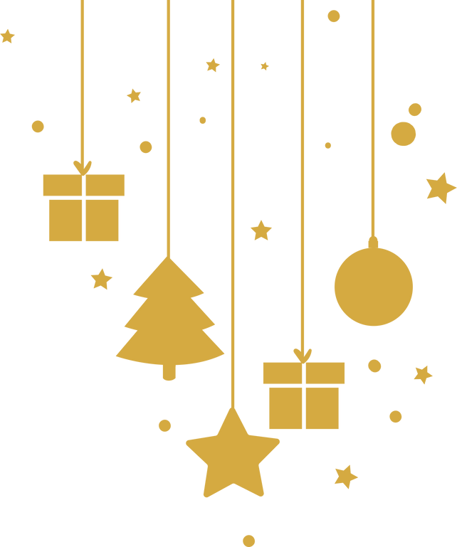 Christmas Decorations Flat Icon